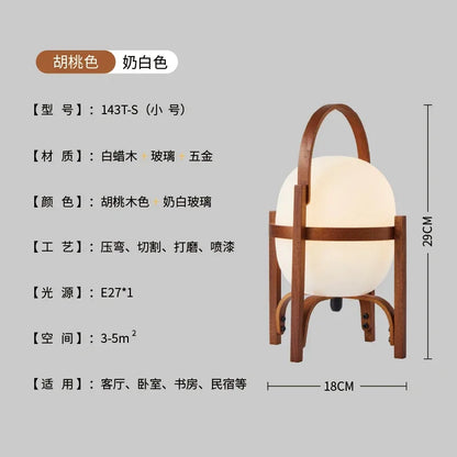 Modern Wood LED Table Lamp - Simple & Stylish