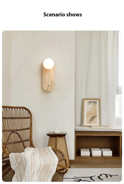 StoneGlow LED Wall Sconce for Stylish Spaces