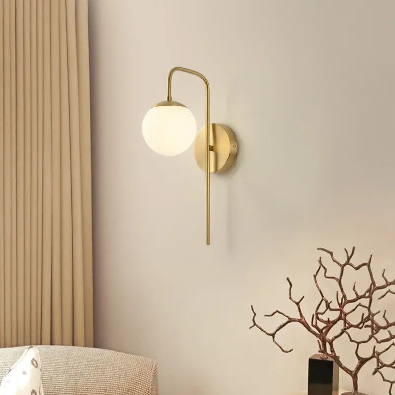 Nordic Glow Plug-In Wall Sconce Light