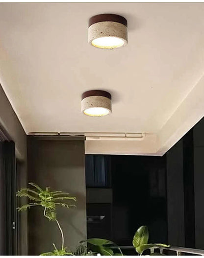 Travertine Wall and Ceiling Light