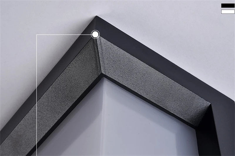 Modern Black LED Outdoor Wall Sconce