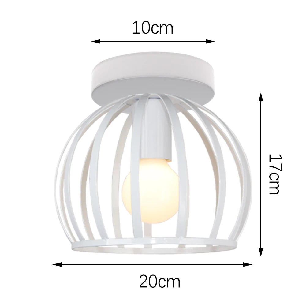 Retro Loft LED Ceiling Lamp - Vintage Charm