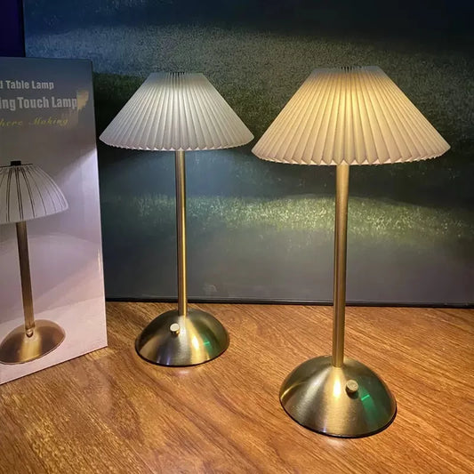 Vintage Glow USB Rechargeable Desk Lamp