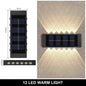 LumiGuard Solar Wall Light - 12 LED Waterproof Lamp