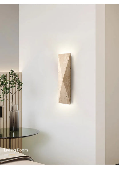Natural Stone LED Wall Lamp