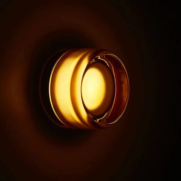 Round Glass LED Wall Sconce