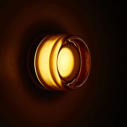 Round Glass LED Wall Sconce