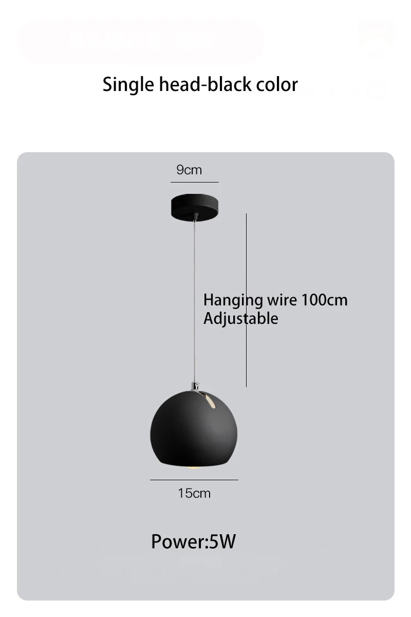Nordic Round Ball Chandelier