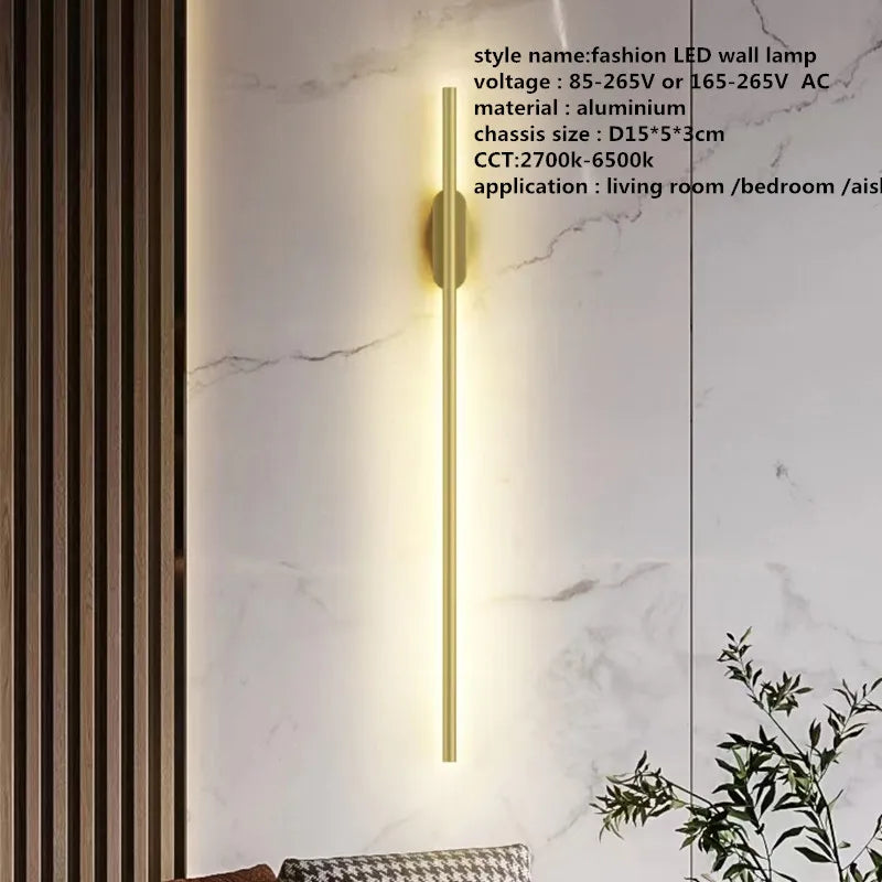 Linear Tube LED Wall Lamp