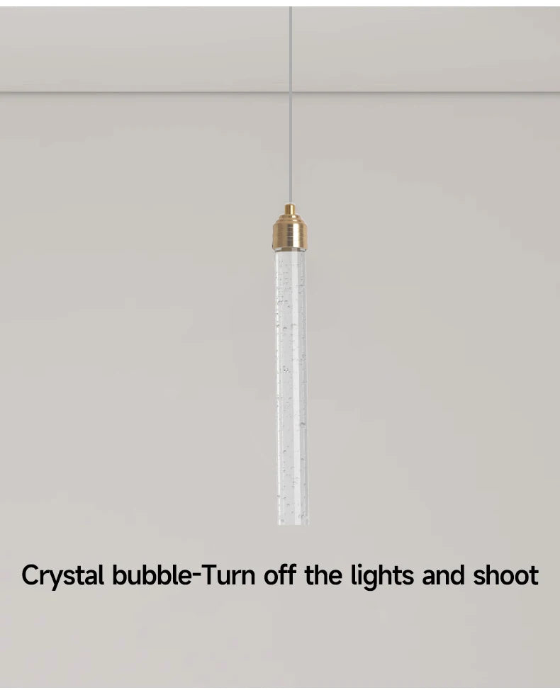 Radiant Luxe Crystal Pendant with Gold Accents