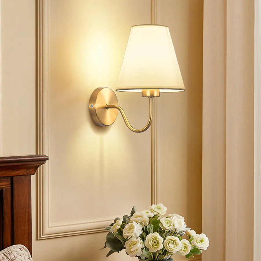 Fabric Shade Wall Sconce