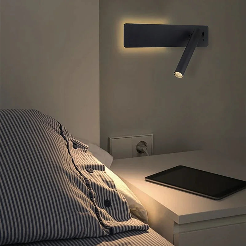 Rotating LED Bedside Reading Lamp