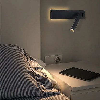 Rotating LED Bedside Reading Lamp