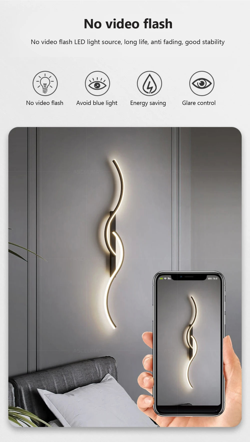 SmartGlow LED Wall Lamp