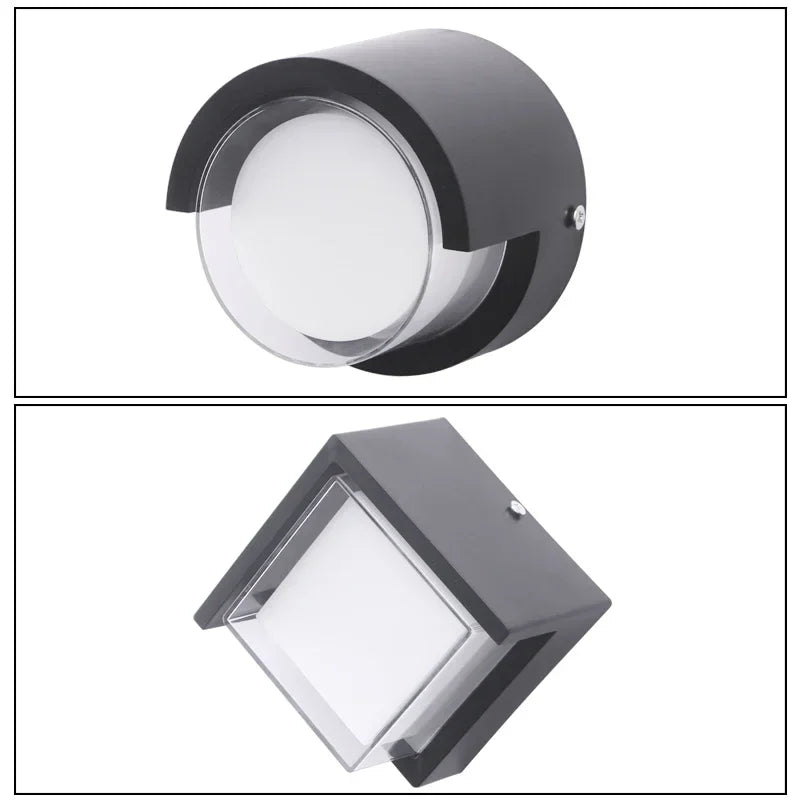 Waterproof Modern LED Wall Lamp for Outdoor Spaces