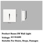 GlowStep LED Recessed Wall Sconce Light