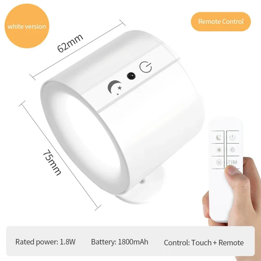 Magnetic Dual-Head Wall Light