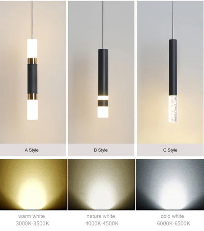 LED Glow Pendant Light Set
