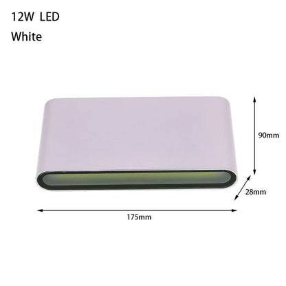 AquaGlow LED Wall Sconce - Waterproof Elegance