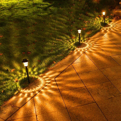 GlowPath Solar Garden Lights - Waterproof LED Elegance