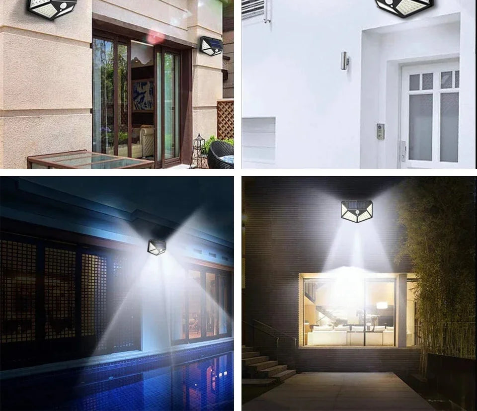 Solar Motion Sensor Wall Light