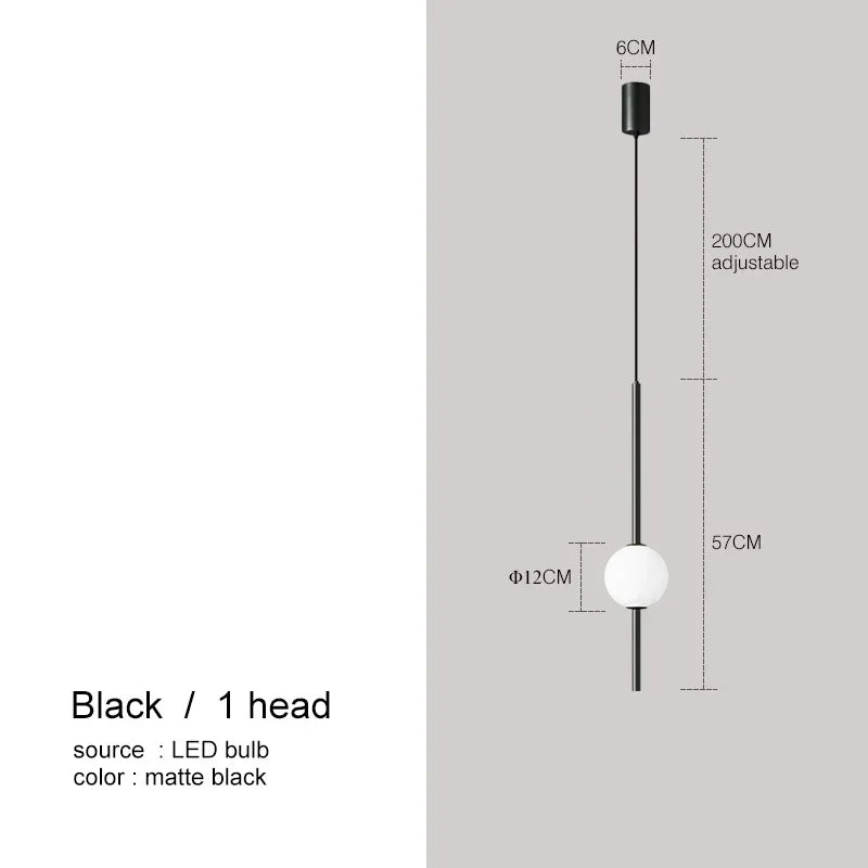 Nordic Glass Ball Pendant Lights