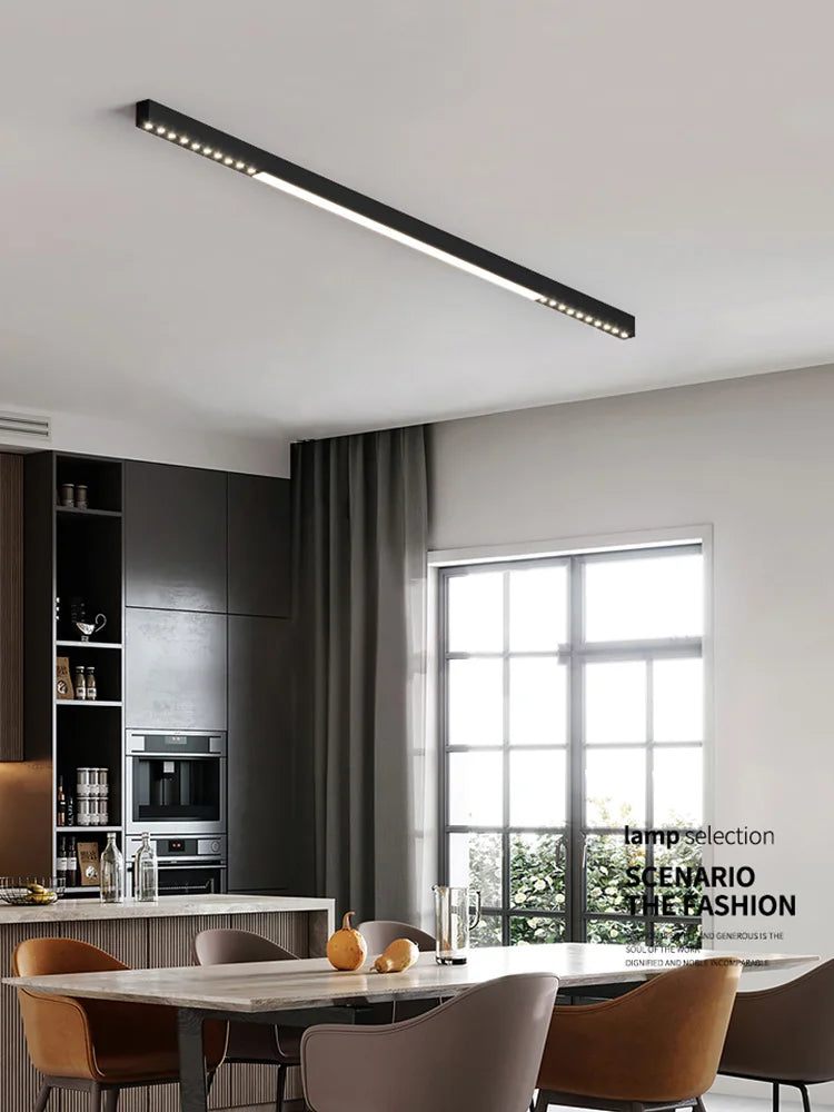 LinearGlow Ceiling LED Lamp for Living Spaces