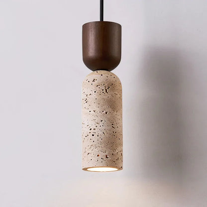 Wabi-Sabi Stone Bedside Pendant