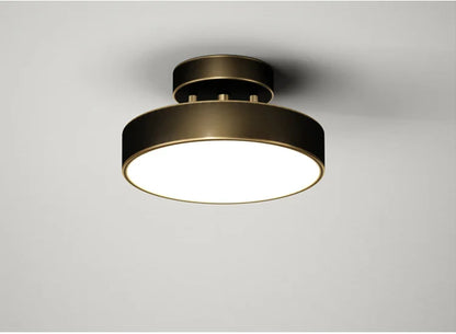 Brass Glow: Modern LED Chandelier Fixture