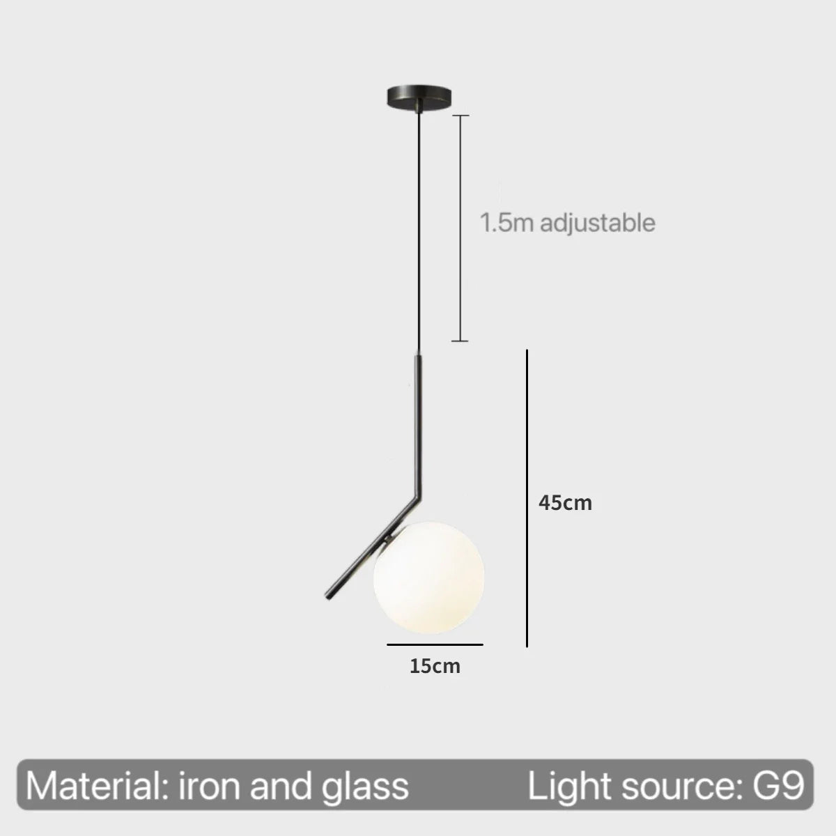 Black Pendant Lighting for Bedroom Bedside Shop