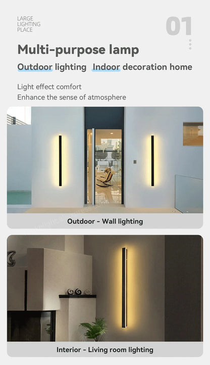 Nordic Waterproof LED Wall Sconce - Patio Light