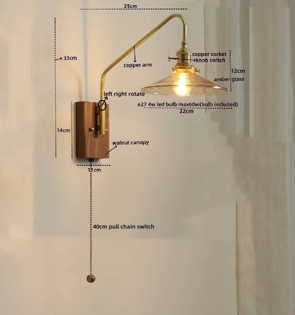 Copper Glow LED Wall Sconce - Modern Home Elegance