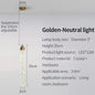 Radiant Luxe Crystal Pendant with Gold Accents