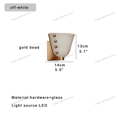 Chic Glass Bloom Wall Sconce - Pink & Green Delight