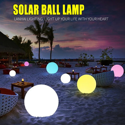 GlowSphere: Romantic Solar Round Ball Light