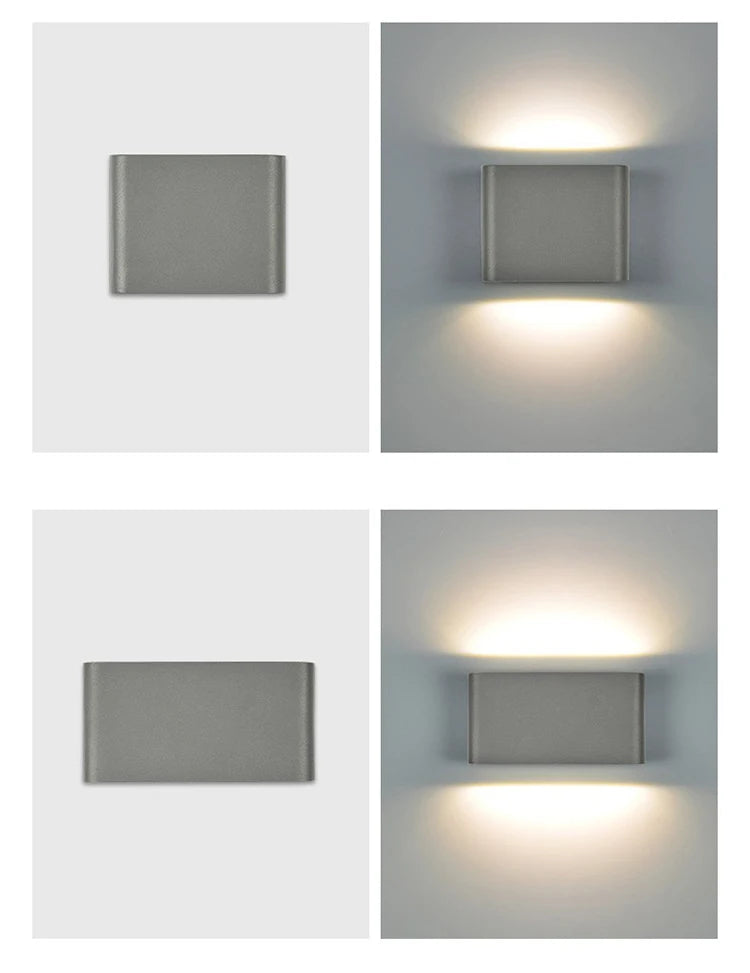 SmartPIR LED Waterproof Wall Lamp - Modern Design