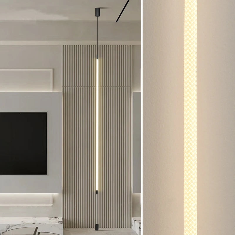 Nordic Glow: Woven Silicone Chandelier