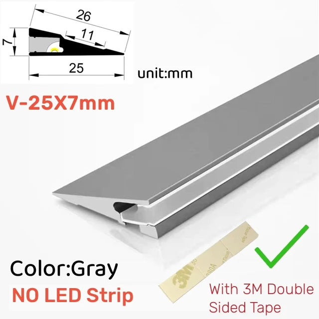 InvisiBeam Ultra-Thin Edge LED Strip Light