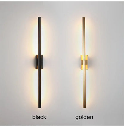 Black Nordic LED Sconce