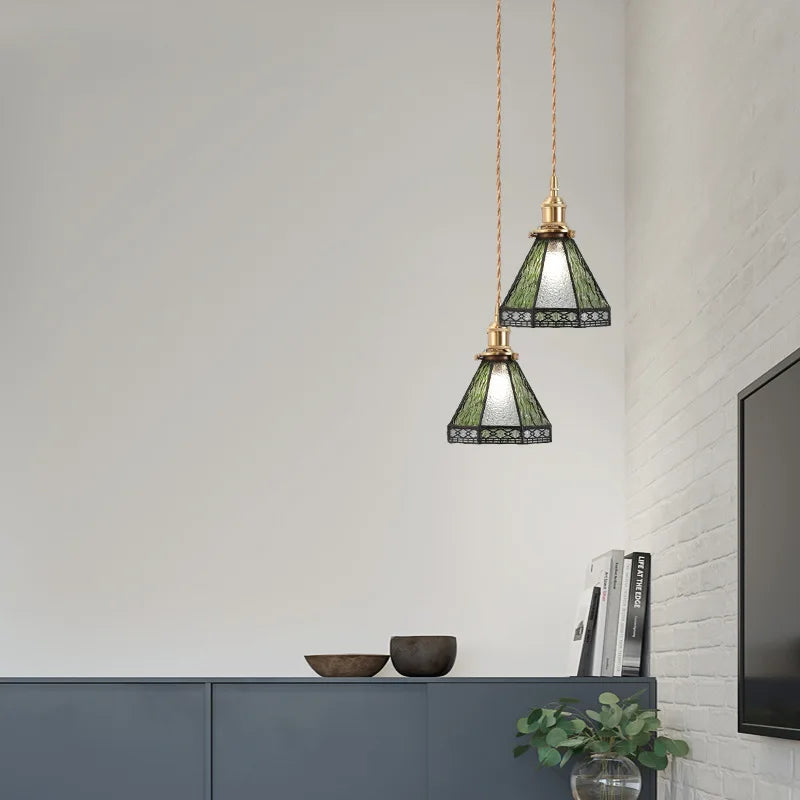 IWHD Nordic Glass LED Pendant Lights Fixtures