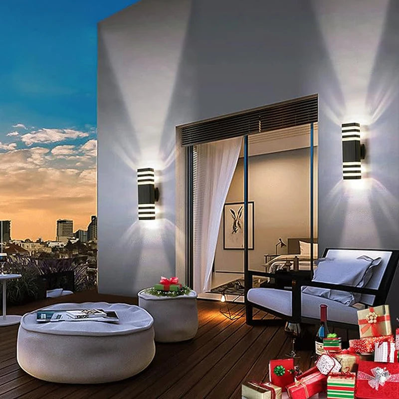 BrightGuard E27 LED Wall Sconce - Waterproof Design