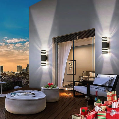 BrightGuard E27 LED Wall Sconce - Waterproof Design