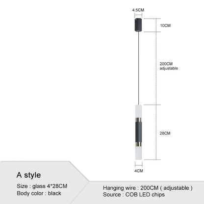 LED Glow Pendant Light Set