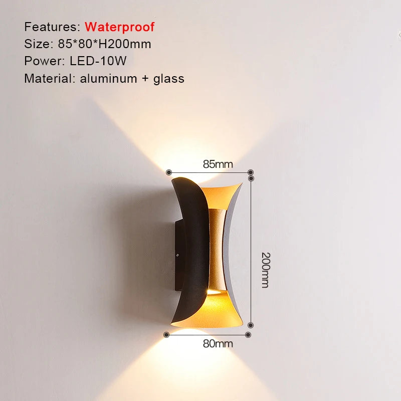 TRAZOS AquaGlow Wall Light - Modern LED Decor