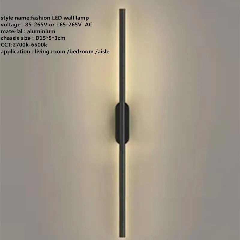 Linear Tube LED Wall Lamp