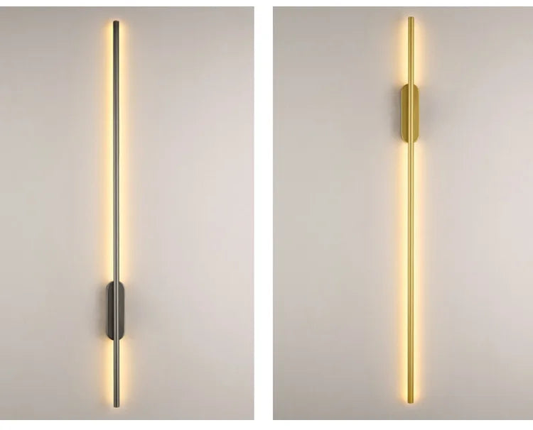 Modern Long LED Wall Lights for Bedroom