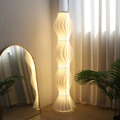 Tall Wave LED Floor Lamp, 170 cm, Dimmable 3-Color