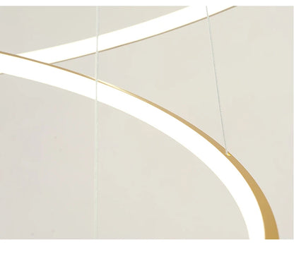 Iron Ring Ceiling Chandelier