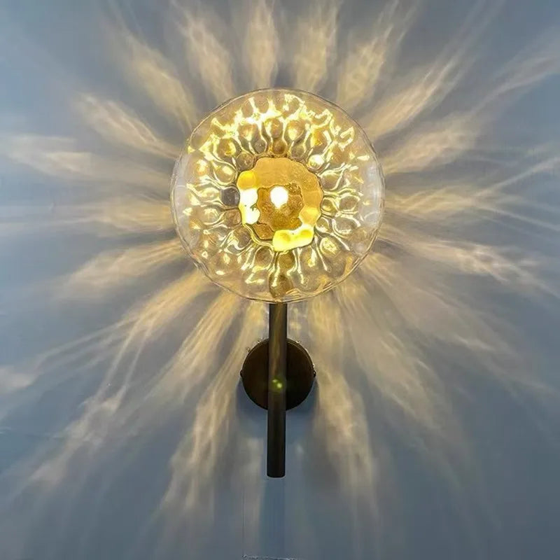 Glass Glow Sconce - Modern LED Wall Light