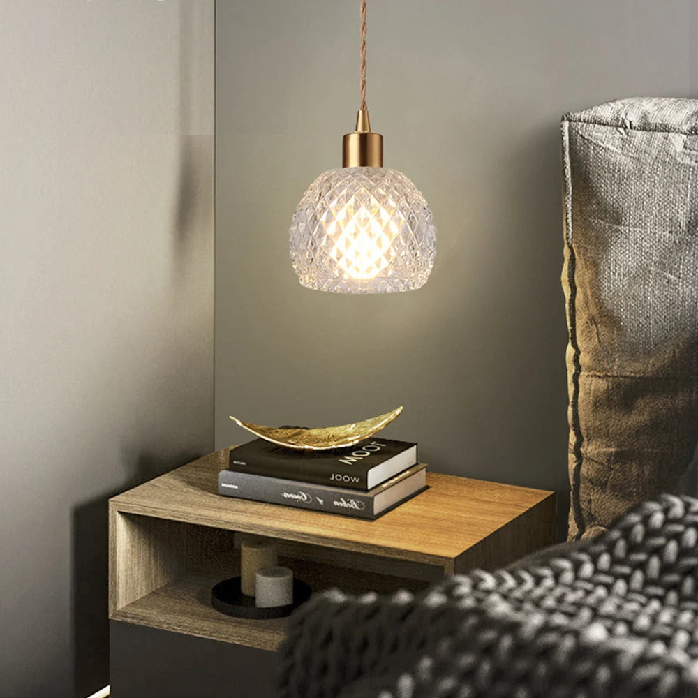 STOEX Glass Lampshade Pendant Light